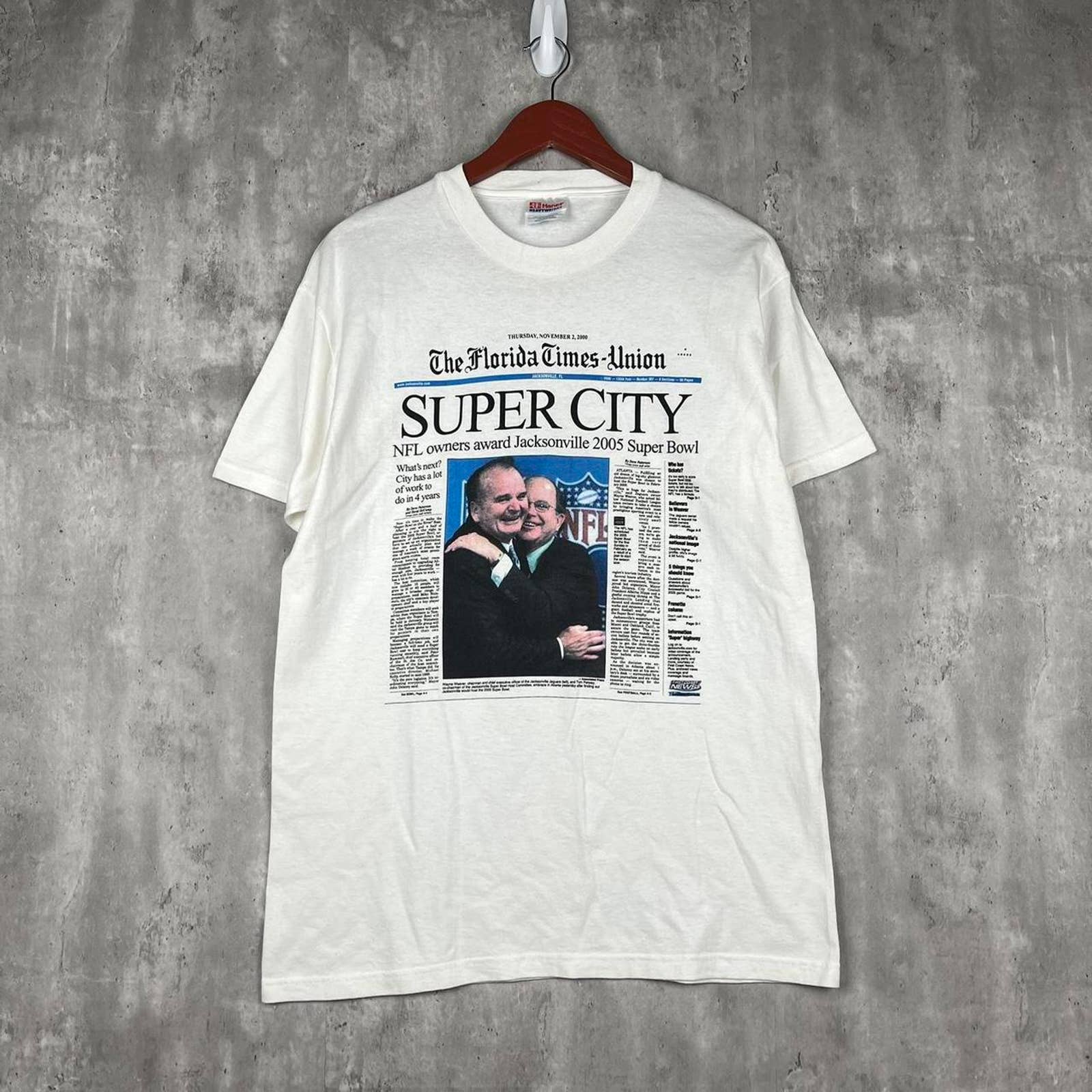 Vintage 2005 Jacksonville Nfl Super Bowl Tshirt